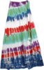 Kaleidoscope Tie Dye Wrap Long Skirt