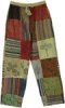 Yosemite Patchwork Hippie Straight Pants