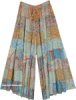Fairy Story Tiered Patchwork Split Skirt Pant