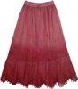 Pride in Pink Chiffon Long Skirt