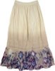 Color Tides Tie Dye Tiered Cotton Short Skirt