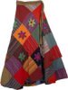 Buoyant Colorful Bohemian Hanky Hem Tie Dye Skirt