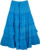 Cerulean Blue Frills Celebration Skirt