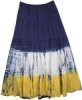 Santa Fe Angled Seams Long Skirt