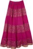 Animal Printed Full Length Summer Skirt