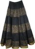 Woodsmoke Black Crinkle Tall Skirt