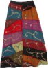 Celestial Hand Tie Dye Long Cotton Skirt
