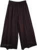 Night Rider Wide Leg Split Pant Skirt