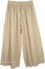 Sorrell Brown Wide Leg Split Pant Skirt