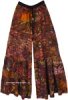 Tie Dye Splash Patchwork Festive Wide Leg Pants