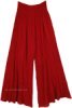 Bright Flowers Festival Rayon Long Skirt