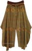 Slate Gray Cotton Harem Pants with Waist Pocket