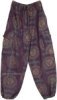 Purple Magic Carpet Tank Top with Embroidery