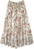 Brown Tribal Vibes Printed Cotton Long Skirt