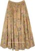 Tropical Shift Off White Blues Wide Leg Palazzo Pants