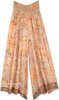 Tropical Beach Flowy Wide Leg Pants