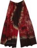 Multicolored Striped Cotton Hippie Pants with Front Pockets