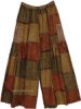 Bohemian Vitality Vintage Cotton Patchwork Palazzo
