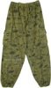 Green Shroom Box Pocket Harem Pants