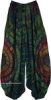Camouflage Green Tie Dye Cotton Wide Pants