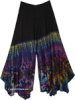 Cosmic Haze Gypsy Tie Dye Side Slit Pants