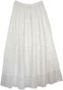 Royal White Embellished Cotton Skirt | Sequin-Skirts | White | White ...