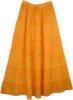 Orange Queen Crepe Skirt