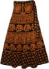 Mai Tai Brown Black Skirt