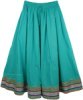 Monarch Border Festive Long Skirt