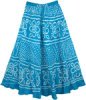 Blue Horizon Cotton Skirt