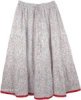 Calming Lotus Womens Long Skirt