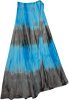 Serendipity Haze Blue Grey Wrap Skirt