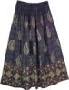 Love in A Mist Floral Cotton Print Long Skirt