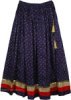 Rouge Purple All Crochet Pattern Cotton Long Skirt