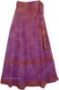 Plum Purple Haze Wrap Skirt