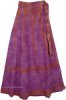 Mystic Chakra Ethnic Wrap Cotton Skirt