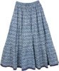Floral Frenzy Patchwork Wrap Cotton Skirt