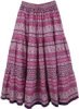 Charm Orchid Womens Pink Long Skirt