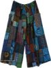 Plus Size St Tropaz Patchwork Wide Leg Boho Pants