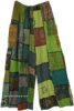 Plus Size Green Girl Wide Leg Boho Pants