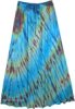 Cascading Long Maxi Summer Skirt Tie Dye