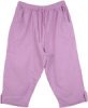 Lilac Easy Going Womens Pocket Capris