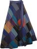 Hippie Cotton Patchwork with Tinsel Tall Skirt