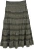 Camouflage Net Hippie Maxi Long Skirt