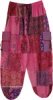 Vintage Blossom Ivory Patchwork Wide Leg Pants
