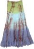 Iris Swirl Tie Dye Genie Rayon Pants