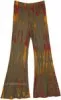 Carnival Hippie Pants in Black with Hand Tie Dye Effect