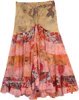 Shadow Tie Dye Rayon Stretchy Palazzo Trousers