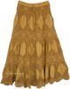 Tussock Gold Crochet Cotton Summer Skirt