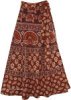 Mandala Parade Cotton Wrap Around Skirt